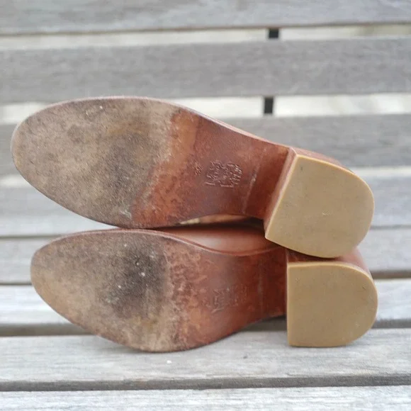 EUC Fortress of Inca Alexandra Paige Leather Combat Bootie Sz 8.5 - Picture 10 of 10